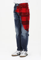 DSQUARED2 Jeans per donna, ragazzi e bambini in denim blu sfumato con stampa digitale DQ3101D0AEK DQ01 DSQUARED2 
