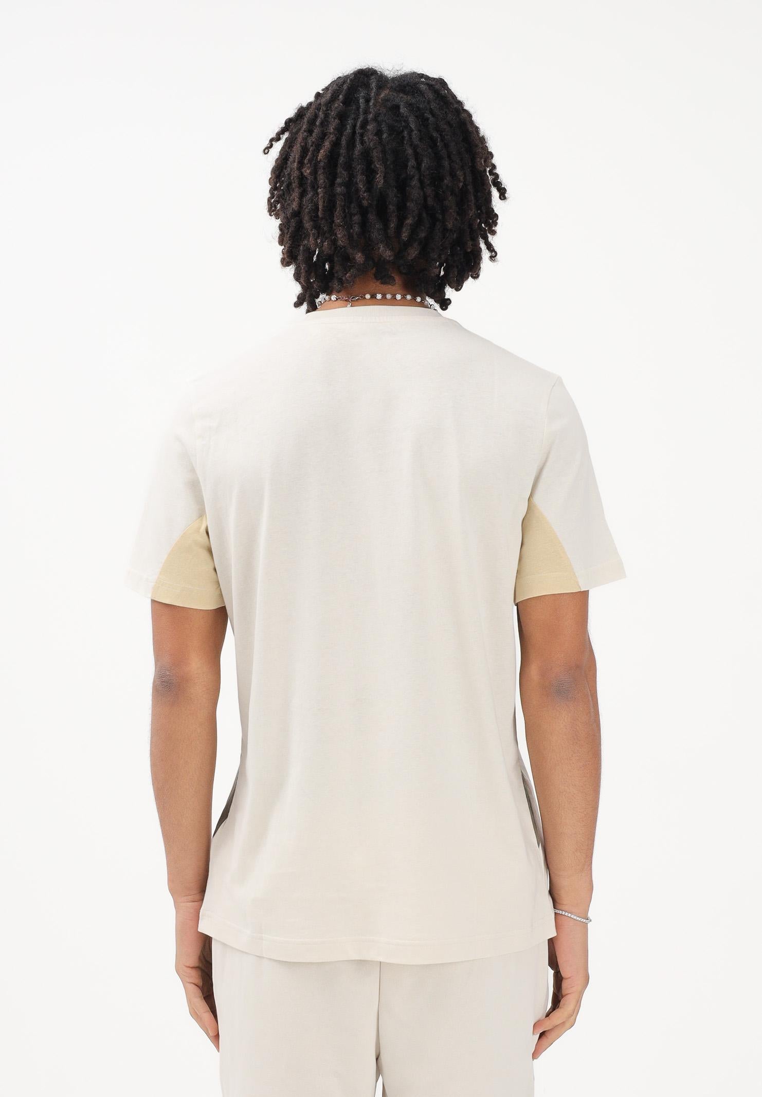 PUMA T-shirt a manica corta Essentials Block panna da uomo 691698 87 PUMA 