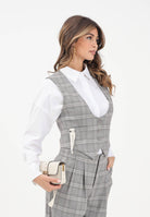 MAR DE MARGARITAS Gilet Agata grigio da donna MMABW01418 GR00 Mar de margaritas 