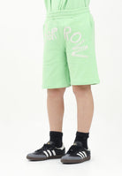 BARROW Shorts sportivo verde pastello per donna, ragazzi e bambini con ricamo logo S5BKJUBE039 081 BARROW 