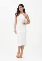 ELISABETTA FRANCHI Abito midi avorio da donna AB91761E2 360 ELISABETTA FRANCHI 