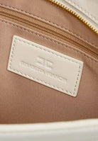 ELISABETTA FRANCHI Pochette burro da donna effetto naplak BS18A61E2 193 ELISABETTA FRANCHI 