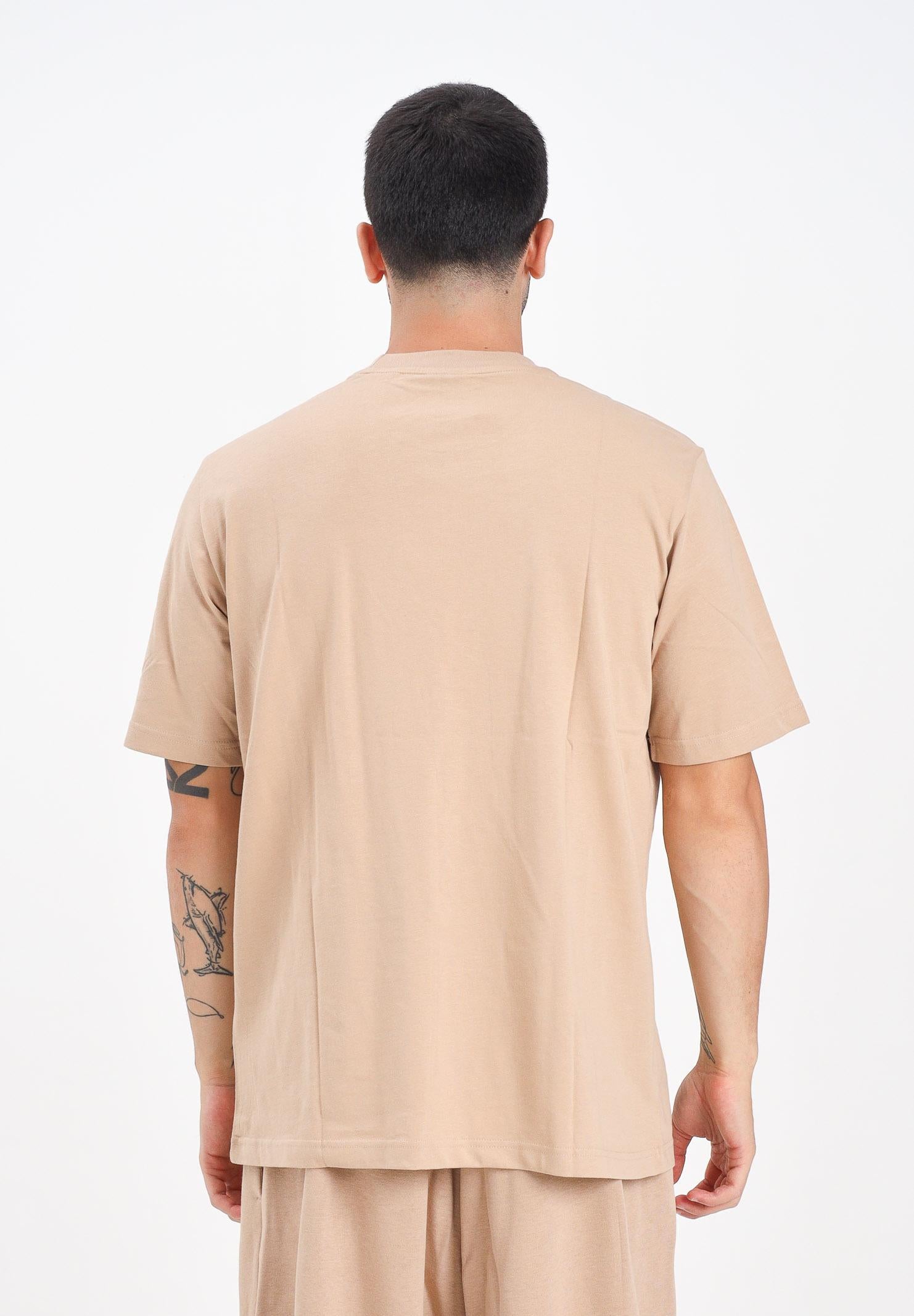 ADIDAS PERFORMANCE T-shirt a manica corta Essentials Big Logo beige da uomo JX3281 . ADIDAS PERFORMANCE 