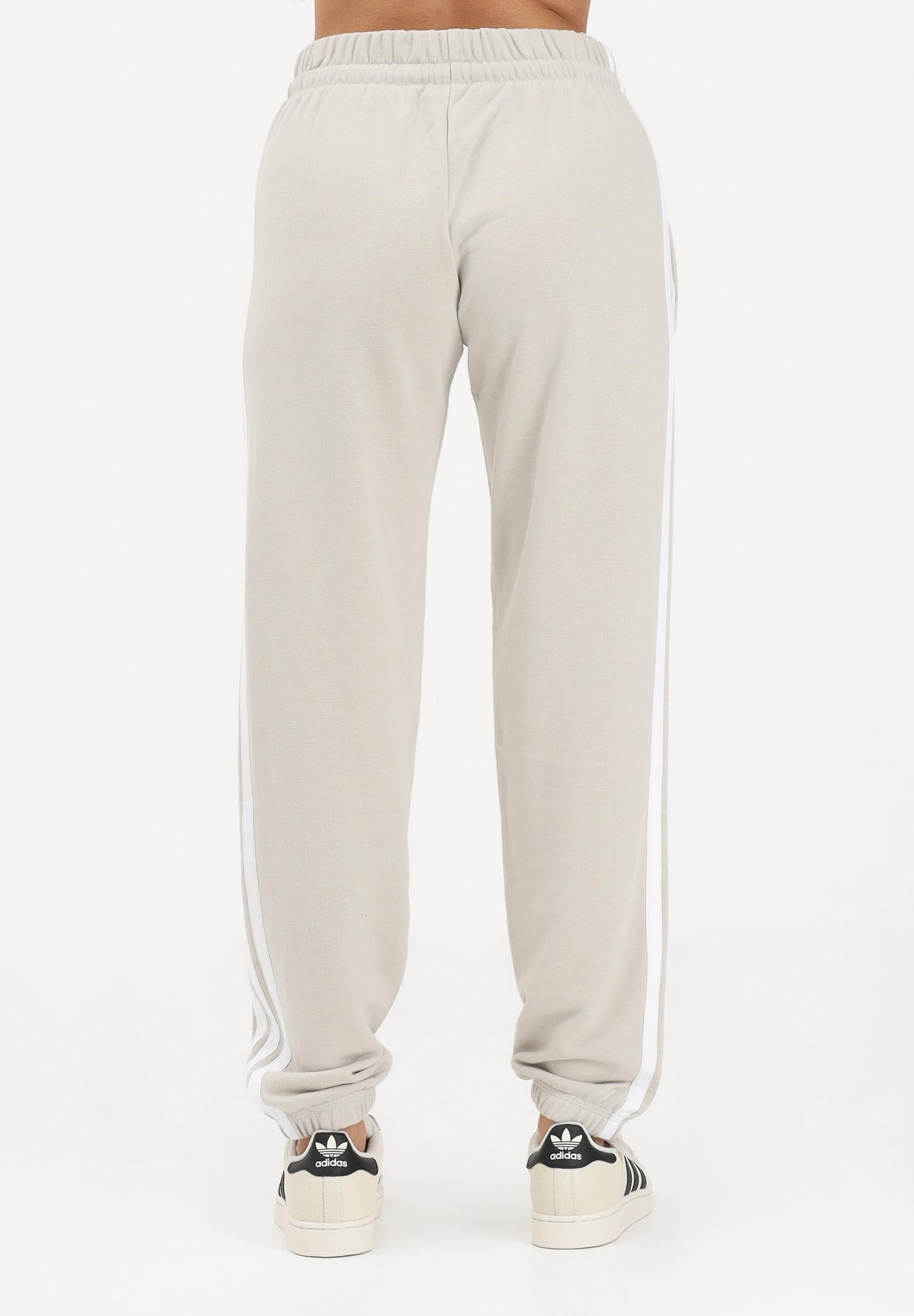 ADIDAS PERFORMANCE Pantalone sportivo Essentials 3-Stripes French Terry Cuffed beige da donna JE0049 . ADIDAS PERFORMANCE 