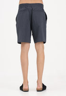 LACOSTE Shorts nero da uomo in seersucker di cotone GH1977 4CI LACOSTE 