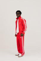 ADIDAS ORIGINALS Felpa con zip Adicolor Classics Firebird rossa da uomo IJ7060 . ADIDAS ORIGINALS 
