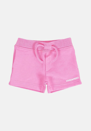 DSQUARED2 Shorts rosa da neonato con logo DQ2871D0094 DQ321 DSQUARED2 