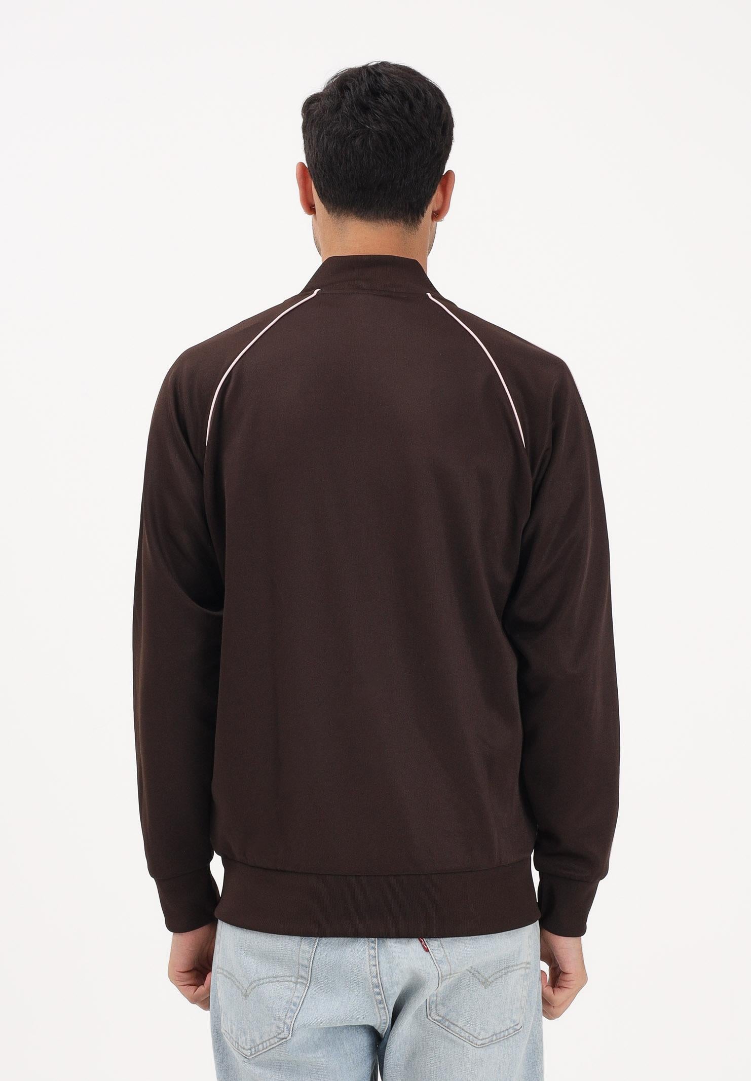 ADIDAS ORIGINALS Felpa con zip SST marrone e rosa per uomo e donna KE3508 . ADIDAS ORIGINALS 