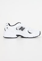 NEW BALANCE Sneakers 530 bianche e nere da uomo MR530EWB . NEW BALANCE 