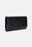 ELISABETTA FRANCHI Pochette nera da donna realizzata in vera pelle BS99A61E2 110 ELISABETTA FRANCHI 