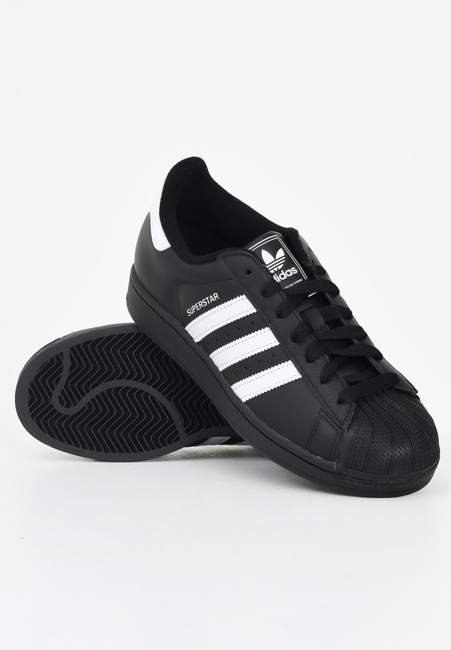 ADIDAS ORIGINALS Sneakers Superstar II nere per uomo e donna JI0079 . ADIDAS ORIGINALS 