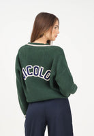 VICOLO Maglioncino verde da donna con logo sul retro 55073F VE VICOLO 