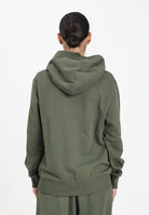 DIESEL Felpa con cappuccio verde militare per donna, ragazzi e bambini rifinita da patch D J025020GEAD K513 DIESEL 