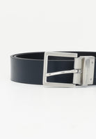 ARMANI EXCHANGE Cintura double face nera e blu da uomo 951000CC512 43020 ARMANI EXCHANGE 