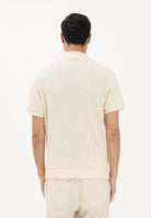 LACOSTE Polo in maglia panna da uomo DH2677 056 LACOSTE 