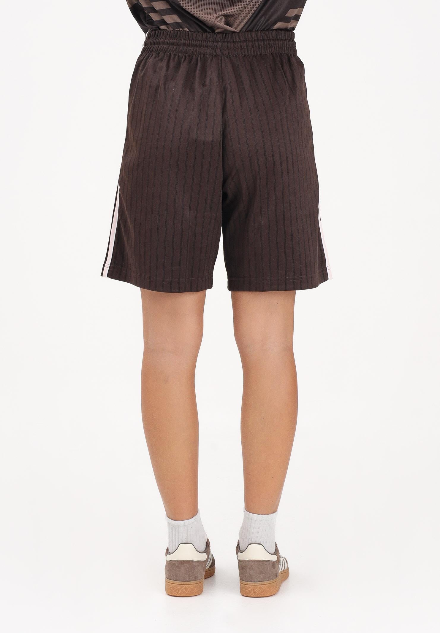 ADIDAS ORIGINALS Shorts sportivo Firebird Engineered Stripes marrone per uomo e donna KS5506 . ADIDAS ORIGINALS 