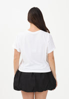 N21 T-shirt a manica corta bianca per donna, ragazze e bambine con maxi logo N210AAN0153 0N100 N21 
