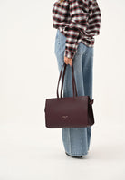 PATRIZIA PEPE Shopper bordeaux da donna 8B0236L001 M536 PATRIZIA PEPE 