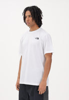 THE NORTH FACE T-shirt a manica corta Mountain Sketch bianca da uomo NF0A8GUZFN41 . THE NORTH FACE 