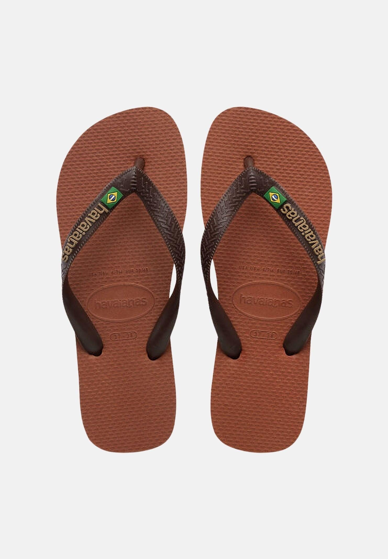 HAVAIANAS Infradito Brasil Logo marroni da uomo 4110850 2815 HAVAIANAS 