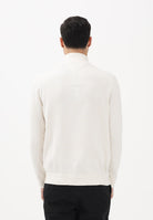 TOMMY HILFIGER Cardigan panna da uomo con logo MW0MW36517 Z00 TOMMY HILFIGER 