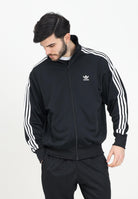 ADIDAS ORIGINALS Felpa con zip adicolor Classics Firebird nera da uomo IJ7058  ADIDAS ORIGINALS 