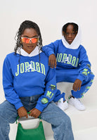 JORDAN Felpa con cappuccio GAMETIME azzurra da bambino 95F209 BB7 JORDAN 