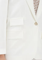 SIMONA CORSELLINI Giacca monopetto bianca da donna P26CPGI01001 V0359 SIMONA CORSELLINI 