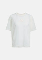ADIDAS PERFORMANCE T-shirt a manica corta Soft Lux Mesh panna da donna JV9872 . ADIDAS PERFORMANCE 