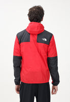 THE NORTH FACE Giacca a vento Seasonal Mountain rossa e nera da uomo NF0A5IG354A1  THE NORTH FACE 