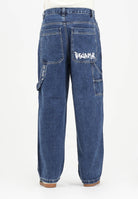 DISCLAIMER Jeans in denim blu da uomo con logo sul retro 25IDS55146 BL DISCLAIMER 