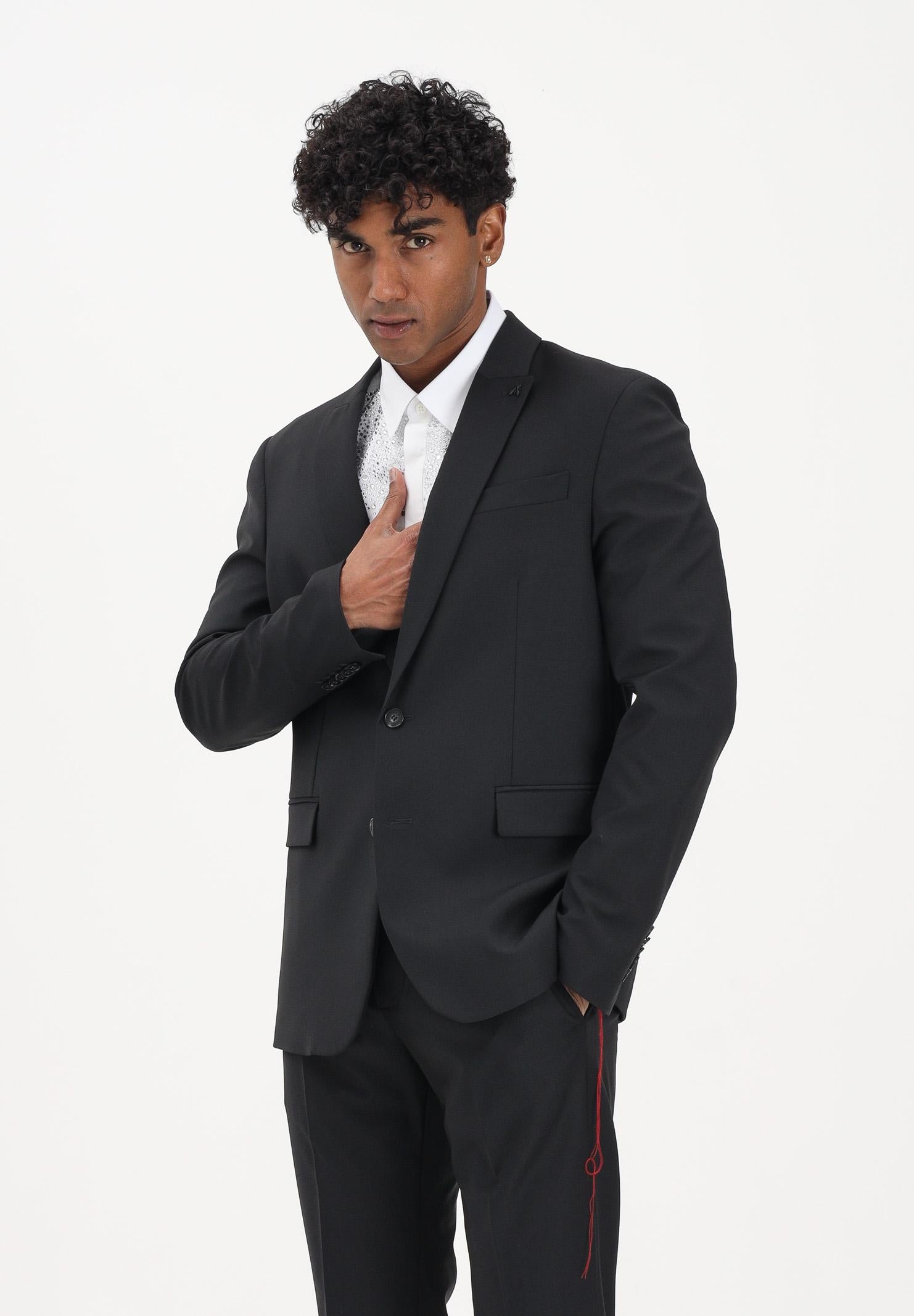 PATRIZIA PEPE Giacca monopetto nera da uomo 5S757RA1WK K102 PATRIZIA PEPE 