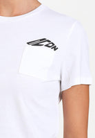 DSQUARED2 T-shirt a manica corta bianca per donna e ragazze con taschino DQ3137D00XM DQ100 DSQUARED2 