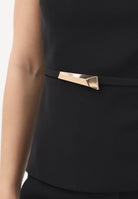 SIMONA CORSELLINI Top elegante nero da donna P26CPTO01401 V0003 SIMONA CORSELLINI 