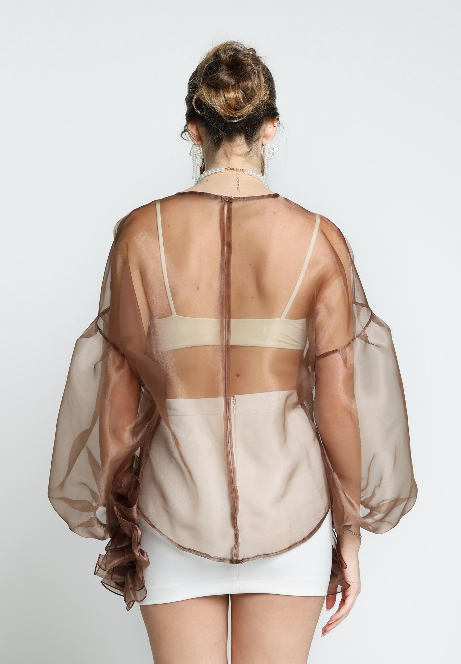 SANTAS Blusa LEMON PIE marrone da donna PV25015 MARRONE SANTAS 