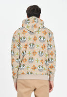 ADIDAS ORIGINALS Felpa con cappuccio GRAPHIC HD FLEECE beige da uomo JW1084  ADIDAS ORIGINALS 