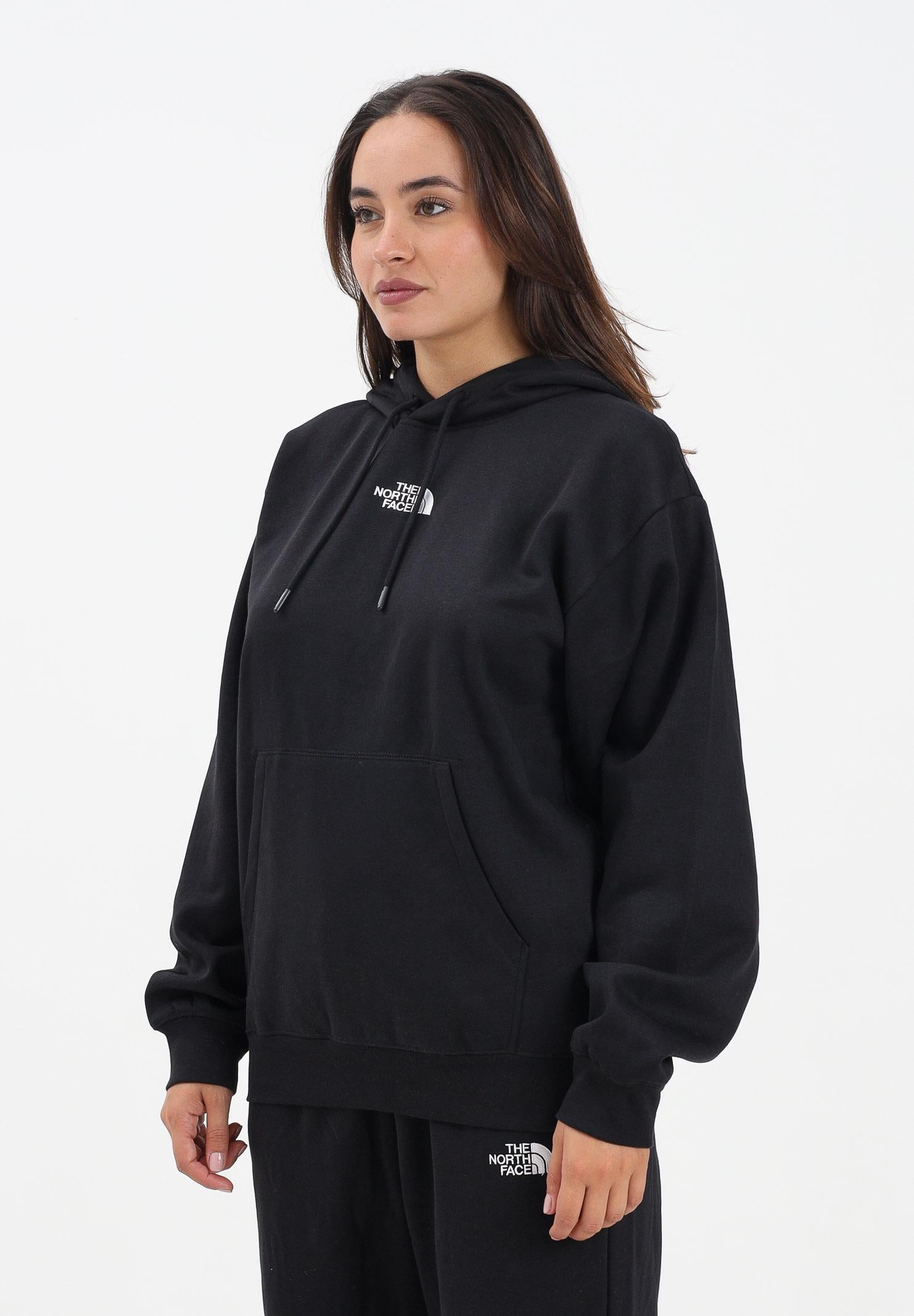 THE NORTH FACE Felpa con cappuccio Essential nera da donna NF0A89ENJK31  THE NORTH FACE 