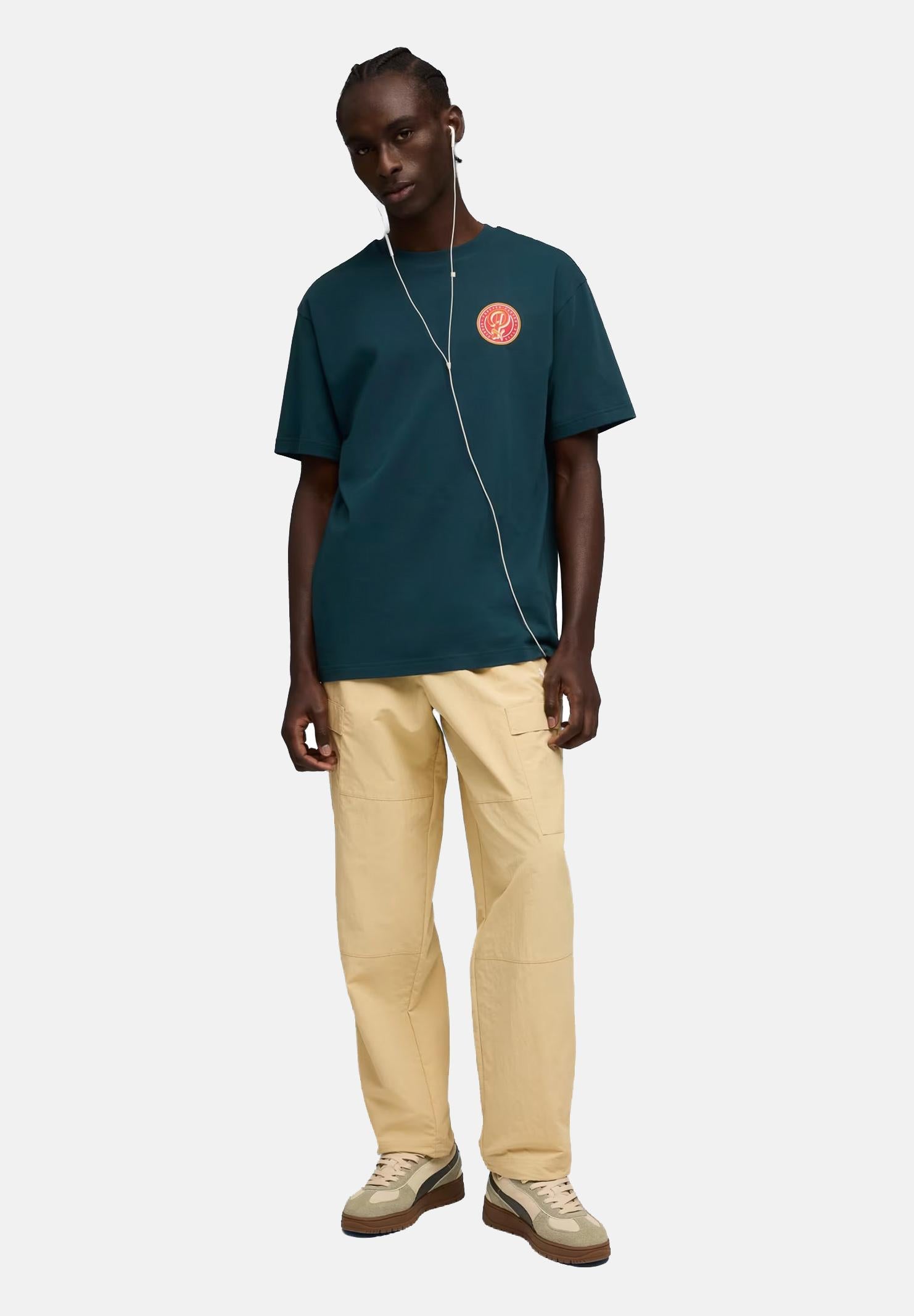 PUMA Pantalone sportivo cargo WARDROBE ESS beige da uomo 629653 92 PUMA 