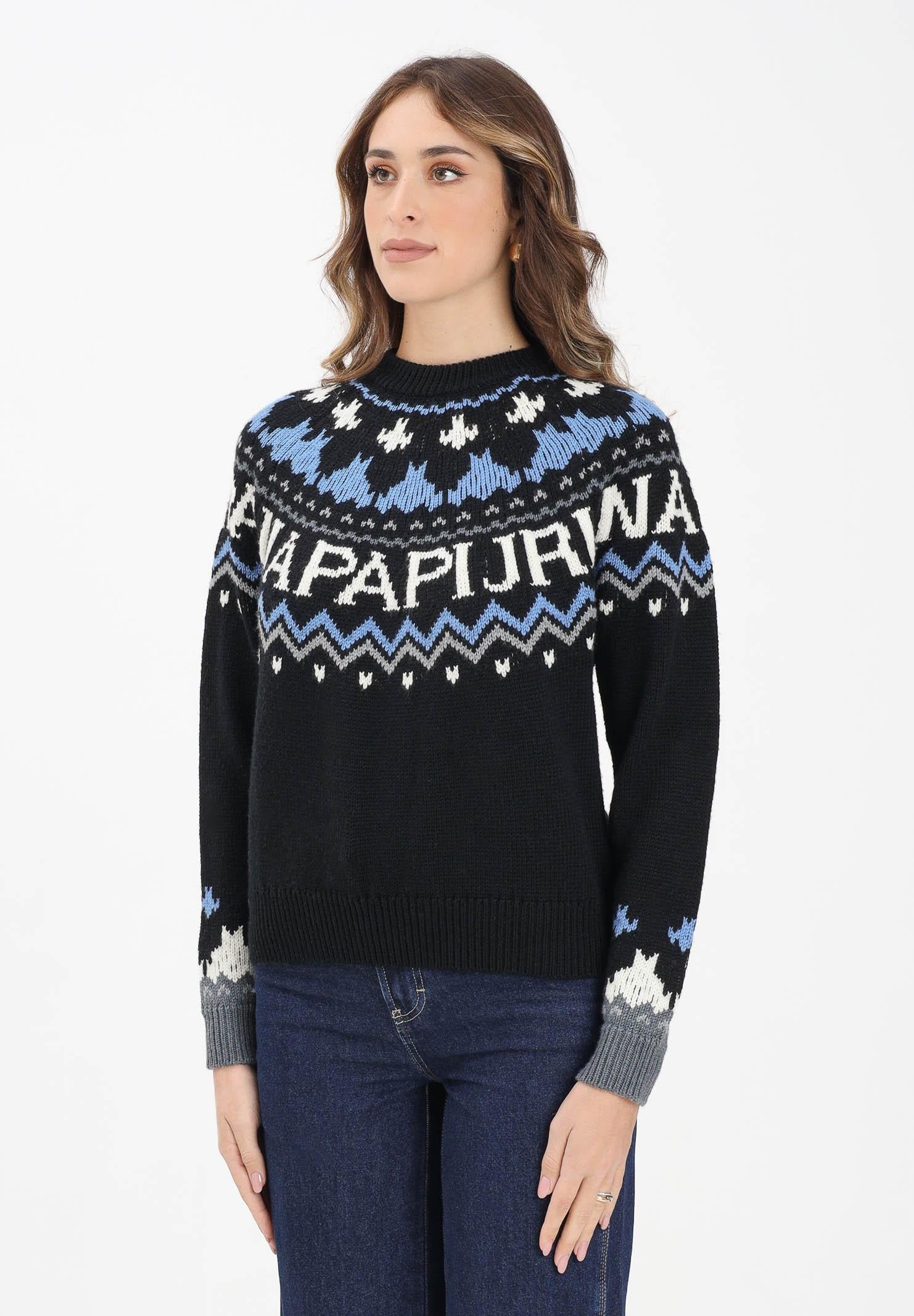 NAPAPIJRI Maglione girocollo D-UBAYE nero da donna NP0A892S9411  NAPAPIJRI 