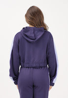 NEW BALANCE Felpa con zip Interlock viola da donna WJ61B759BOY . NEW BALANCE 