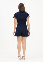 LACOSTE Tutina blu da donna con collo a polo di produzione francese EF2431 525 LACOSTE 