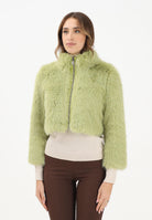 MEHRAN Pelliccia verde da donna con zip 25201GRE GRE MEHRAN 