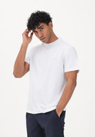 LACOSTE T-shirt a manica corta bianca da uomo in piqué con marchio jacquard TH5060 001 LACOSTE 