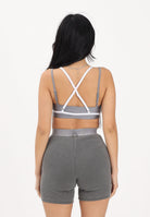 ADIDAS ORIGINALS Top SUNSET RHYTHMS grigio e bianco da donna HZ1005 . ADIDAS ORIGINALS 