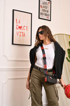 DIESEL Borsa a tracolla Crossbody nera da donna J02138PR525 T8013 DIESEL 