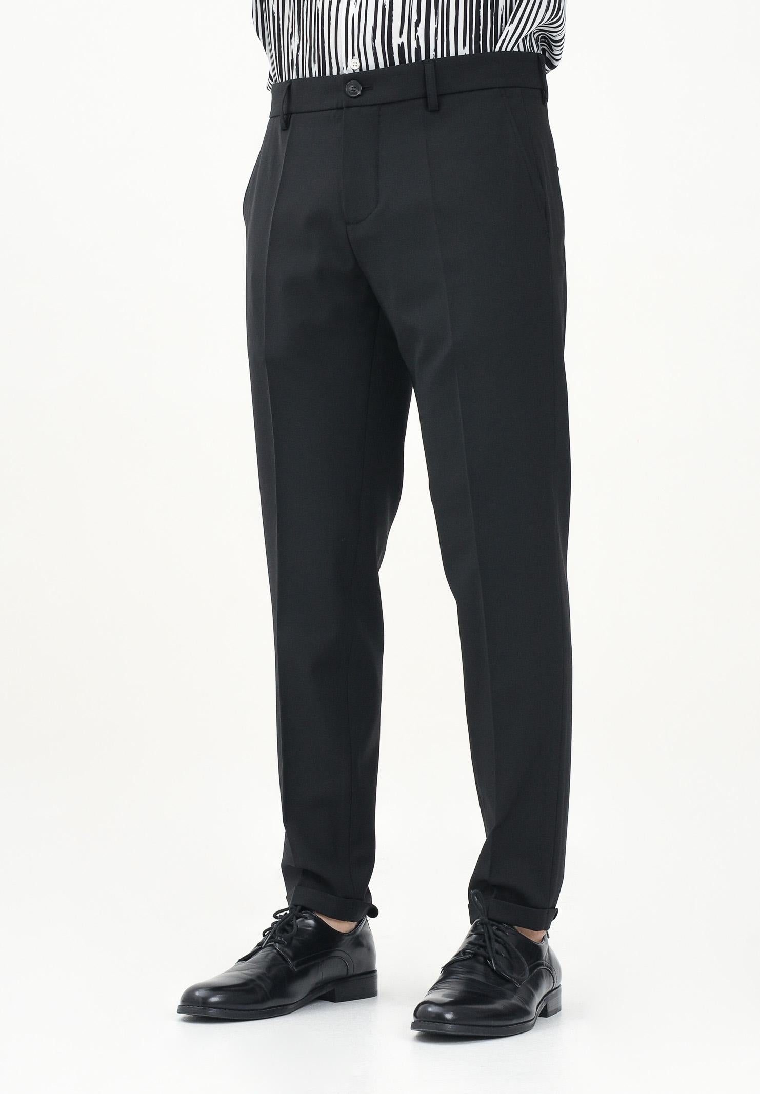 PATRIZIA PEPE Pantalone elegante nero da uomo 5PA429A590 K103 PATRIZIA PEPE 