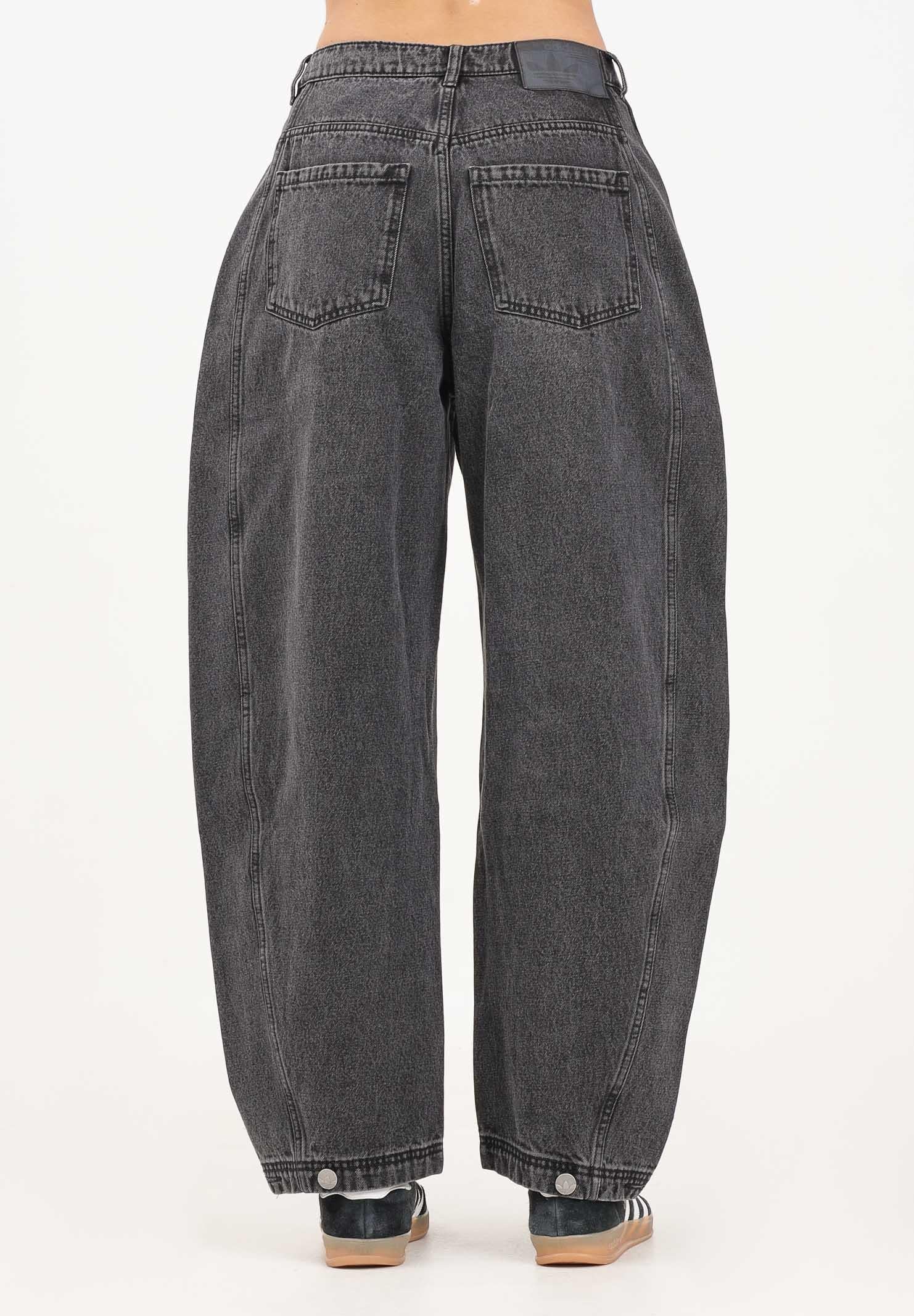 ADIDAS ORIGINALS Jeans ADILENIUM SEASON 3 in denim nero da donna JX9213 . ADIDAS ORIGINALS 