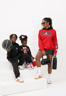 JORDAN Felpa con cappuccio GAMETIME rossa da bambino 95F209 R78 JORDAN 