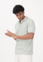 SELECTED HOMME Polo a manica corta verde acqua da uomo 16100460 AQGR SELECTED HOMME 