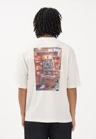 SELECTED HOMME T-shirt a manica corta panna da uomo con stampa sul retro 16101297 EG SELECTED HOMME 